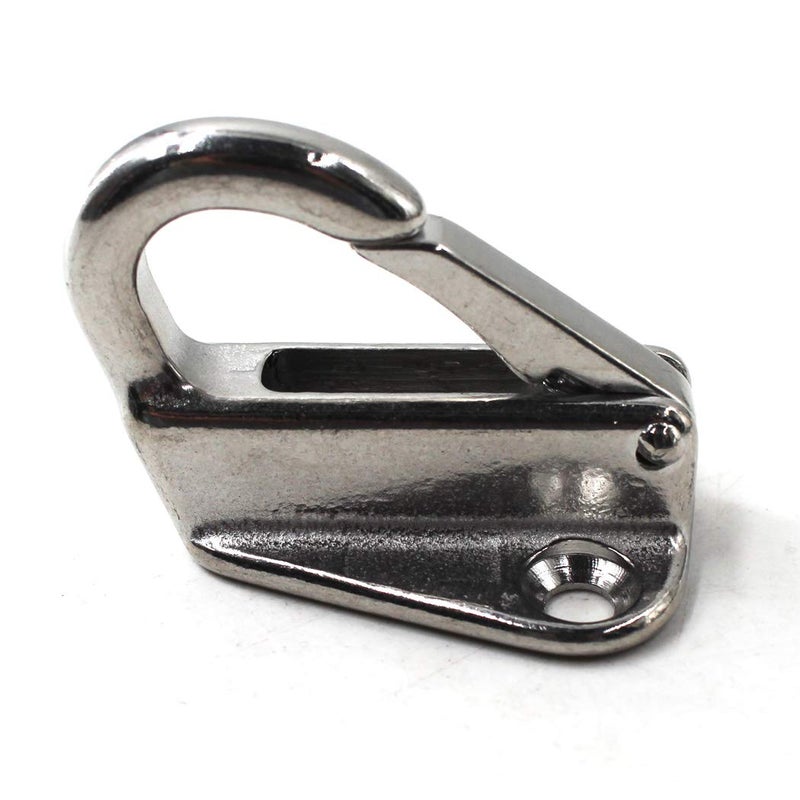 Flomore Fender Hook Marine Grade 316 Stainless Steel Spring Snap Hook Boat Ship Hardware (Pack of 4) - Image 4
